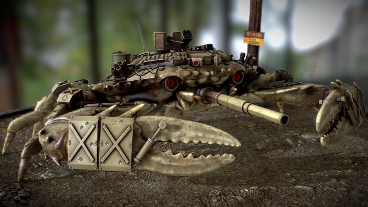 Crab Tank 3D Model