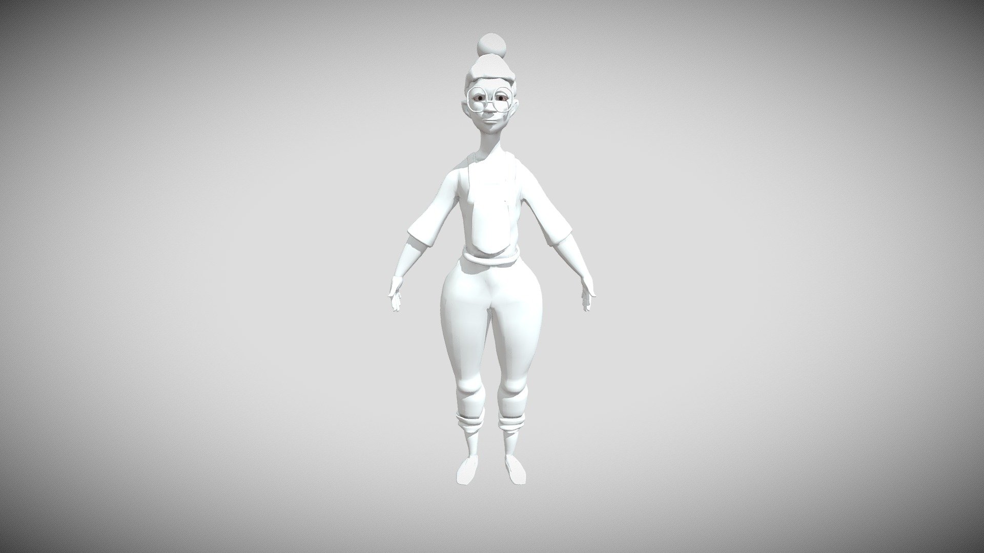 Character Model 3d Model By Kristenteo [8721df7] Sketchfab