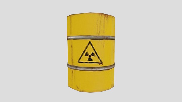 Nuclear Waste Barrel – Modelo 3D gratuito STL