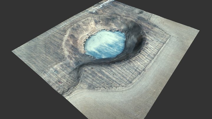 Nagyhegyes - Kráter-tó 3D Model