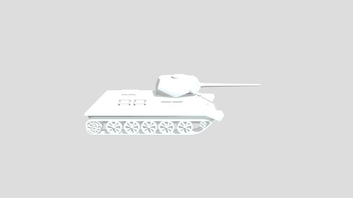 low poly T34