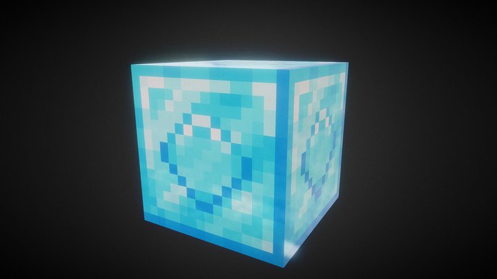 Diamond Block Remastered 3D Model