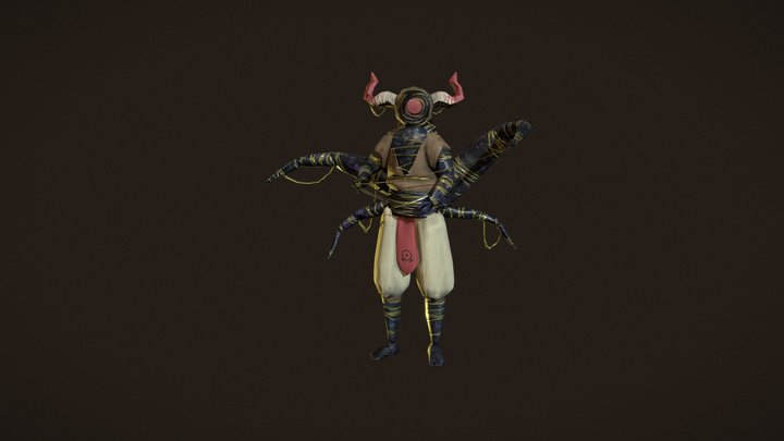 Alzirr, weaver of fate 3D Model