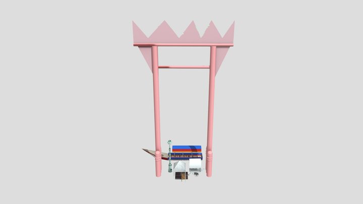 1DAE21 Broekaert Joran Props Scene Bangkok QWeek 3D Model