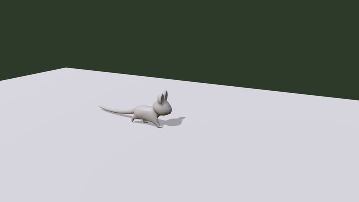 animation_Mouse weasel 3D Model