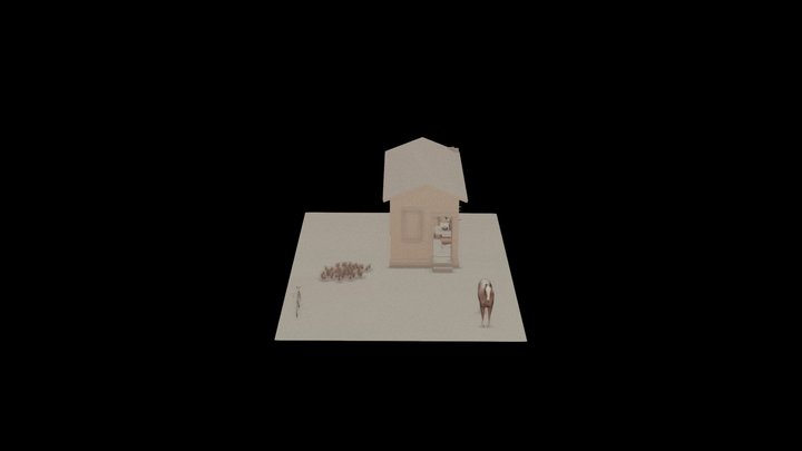 desh tiny house 3D Model