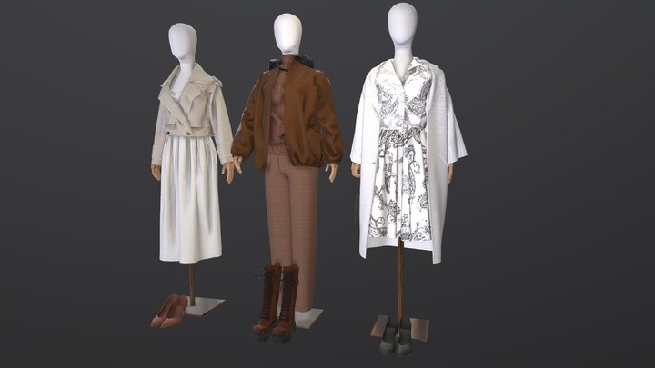3X MANIQUIES – Modello 3D gratuito STL