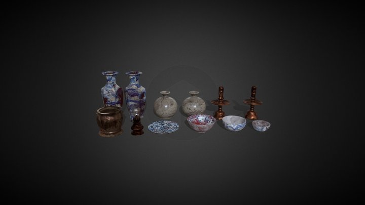 Vật Phẩm Tâm Linh Cho Game Kinh Dị 1 3D Model