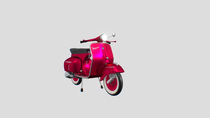 Vespa scooter 3D Model