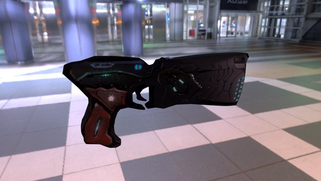 Psycho Pass - Dominator Gun 3D Model