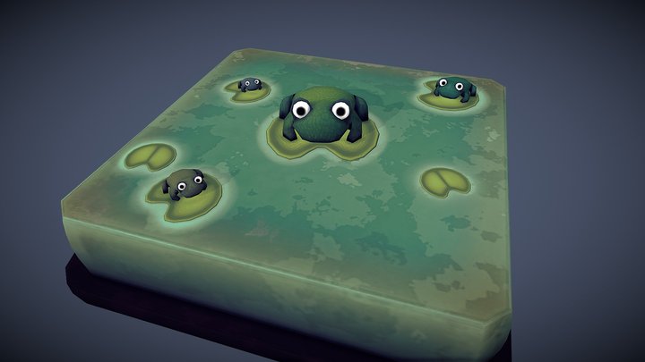 [Weekly Challenge] Frogs 3D Model