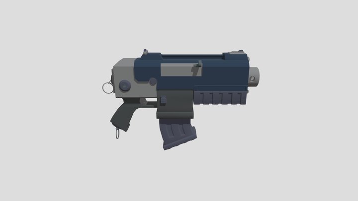 Bolt Gun XYZ 3D Model