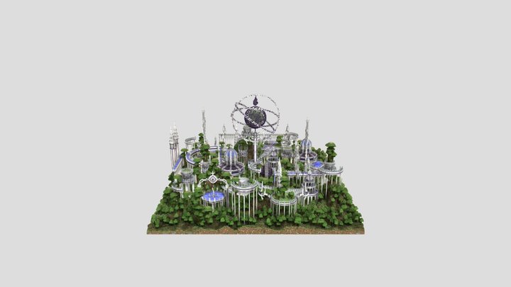 天神花园 3D Model