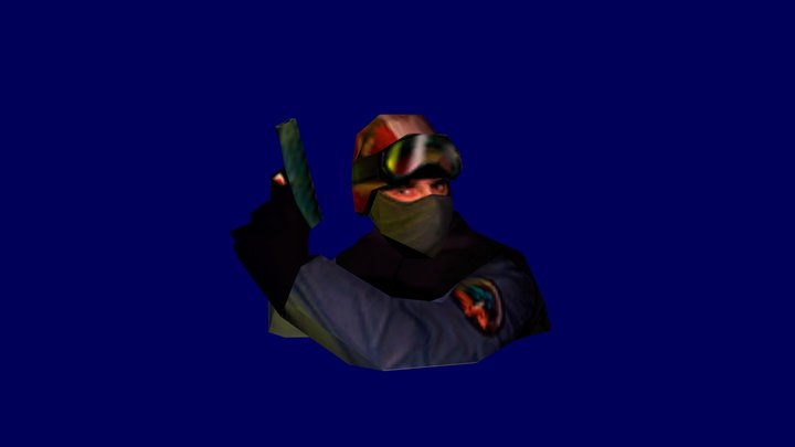 Counter-Strike PS2 Memory Card Gign Model 3D Model