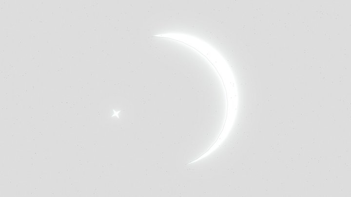 amrecan moon 3D Model