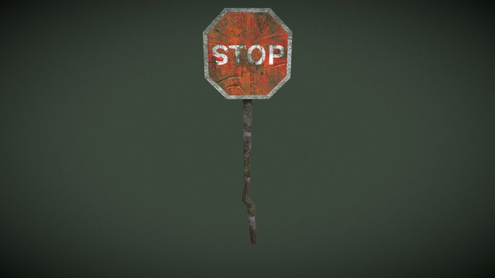 Sign 3D Model