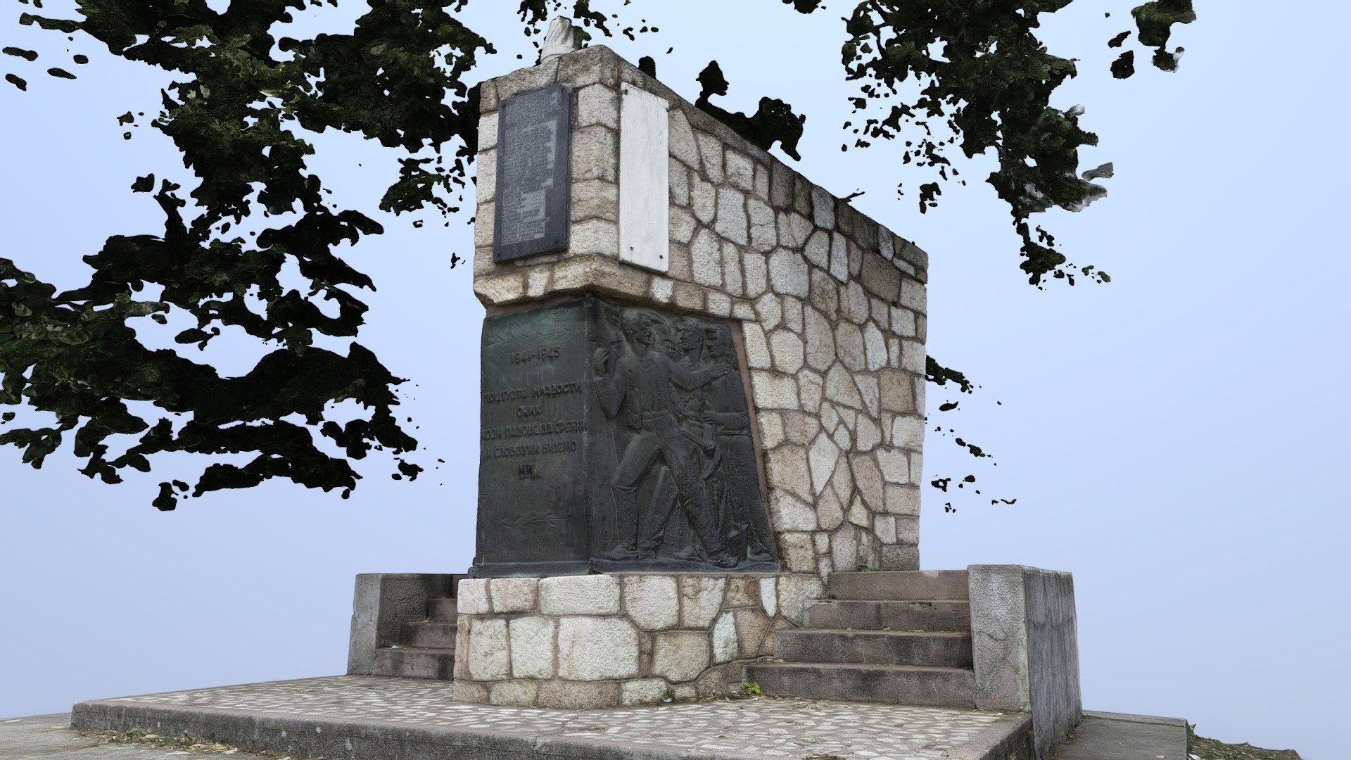 споменик палима у ратовима у XX веку, Моравац