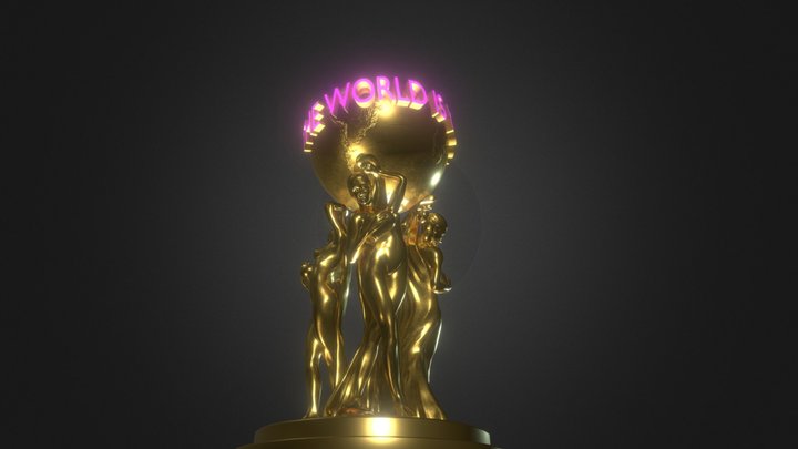The World Is Yours Statue 3D Model