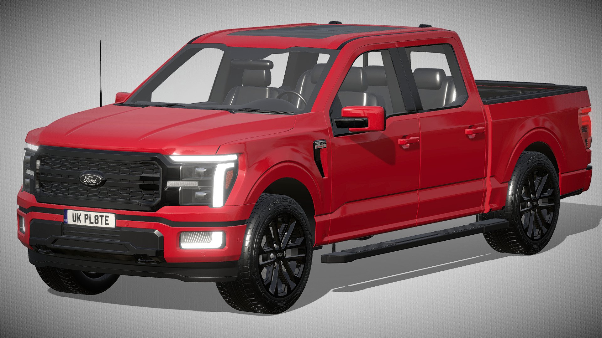 Ford F150 LARIAT 2024 Buy Royalty Free 3D model by zifir3d [872b58e