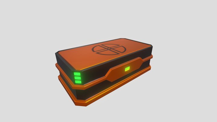Weapon Crate/ Loot Crate 3D Model