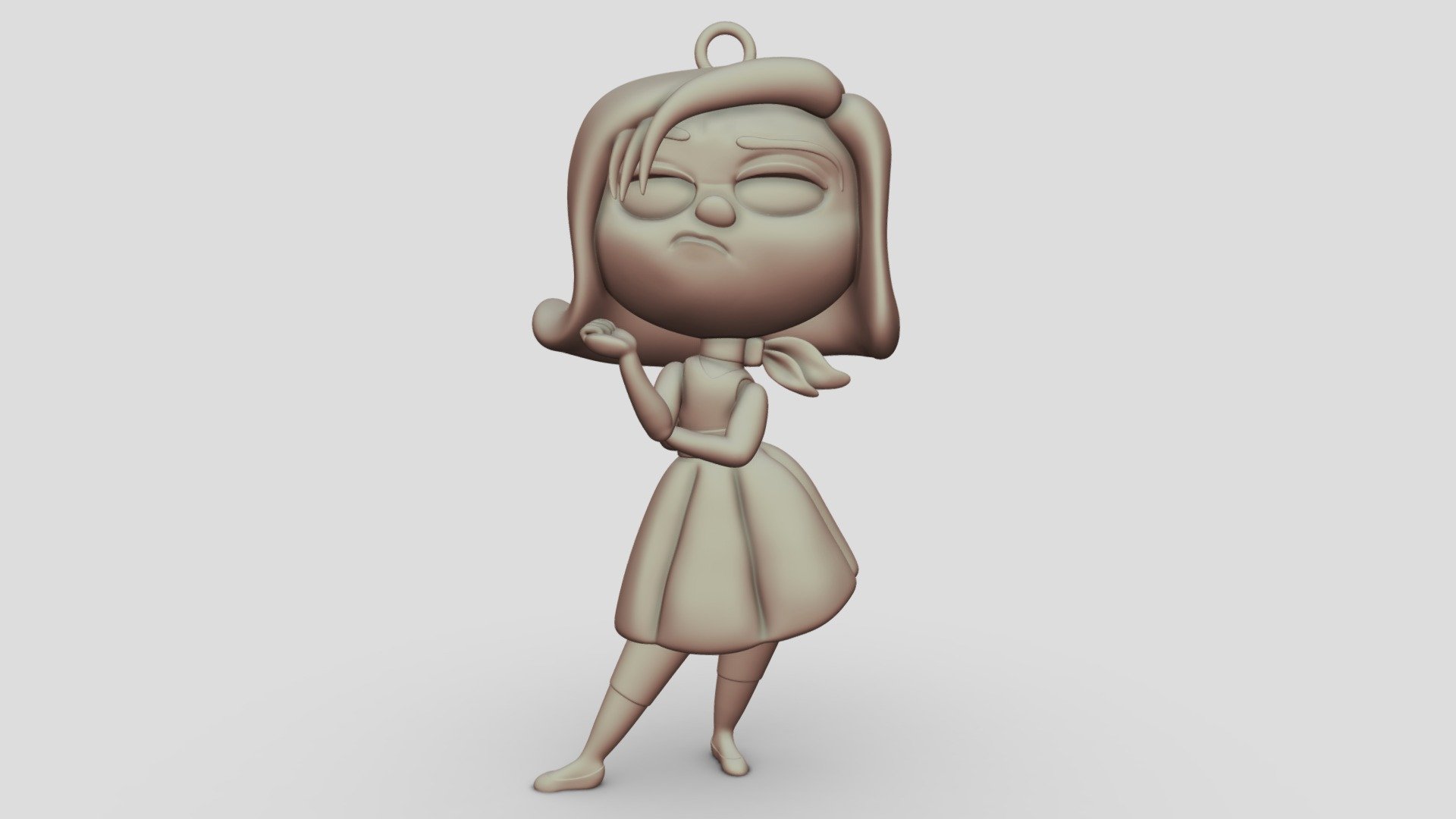 inside out - disgust keychain - Buy Royalty Free 3D model by Yogi ...