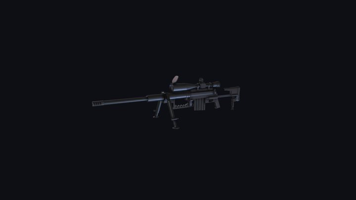 CheyTac M200 Intervention Sniper 3D Model
