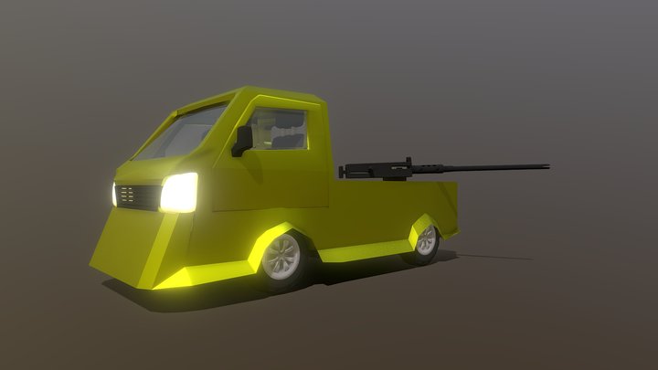 Mini Truck 3D Model