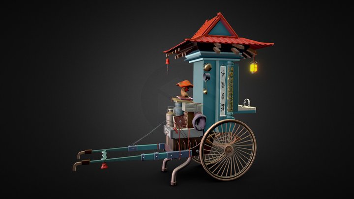 Traveling Library 3D Model