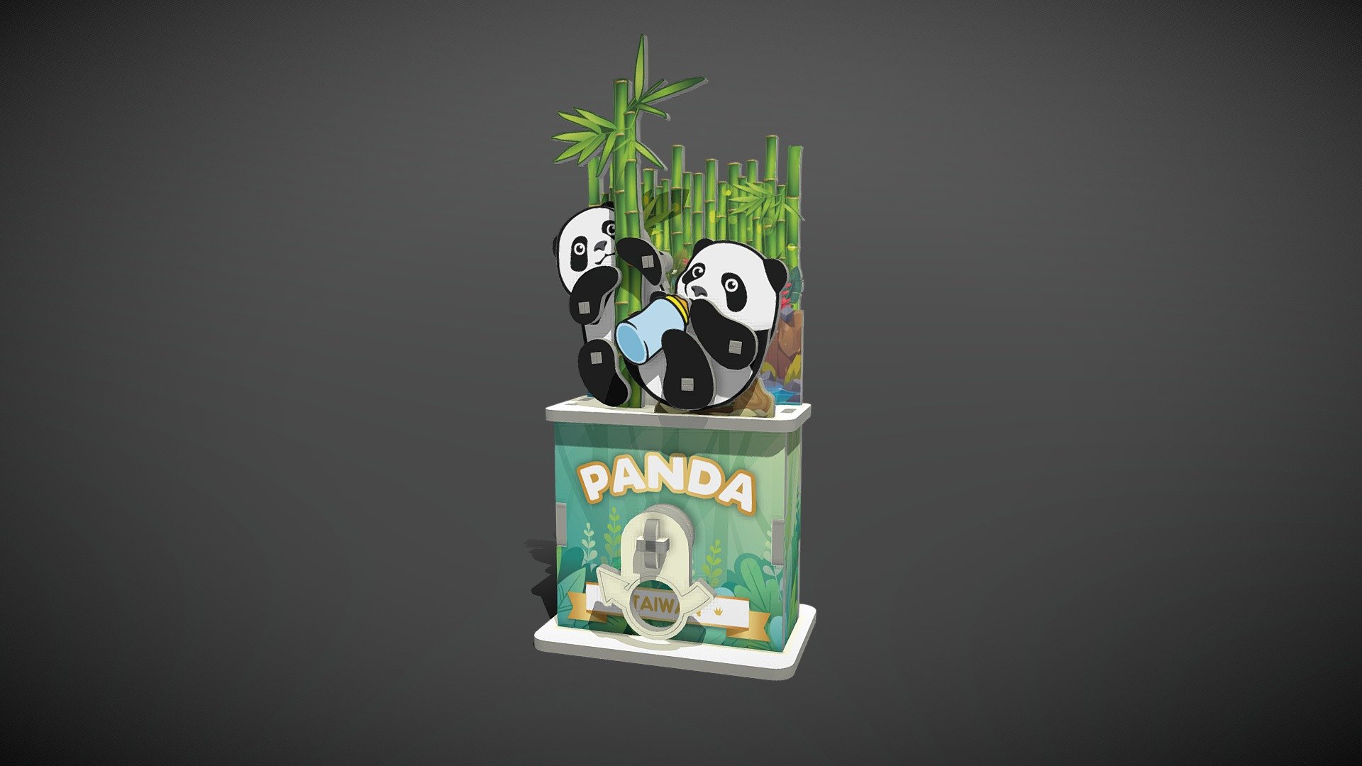 [MC-016] Panda — Sketchfab embed 3D viewer