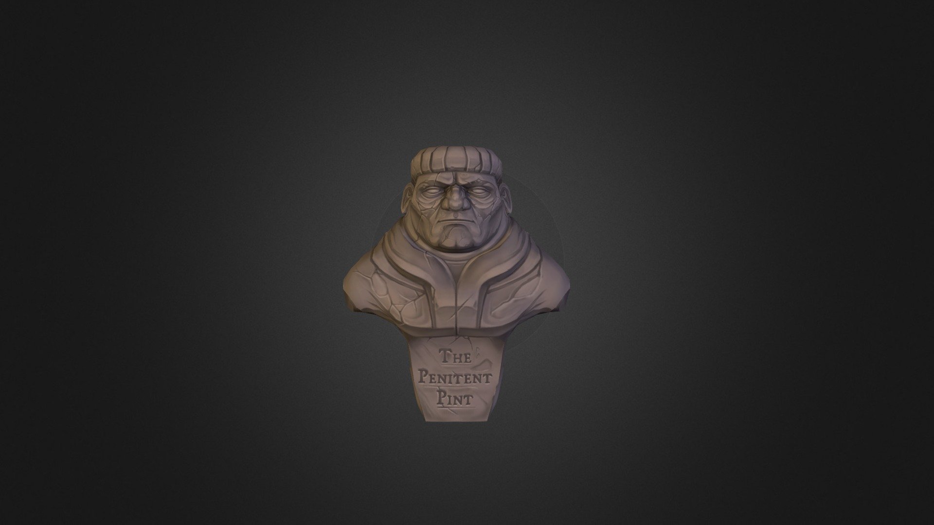 The Parson's Pint Bust