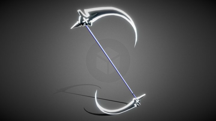 Soul Eater OC - Double Edge Death Scythe 3D Model