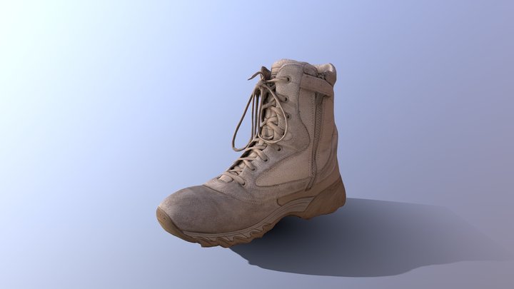 Military Boots 3D Model