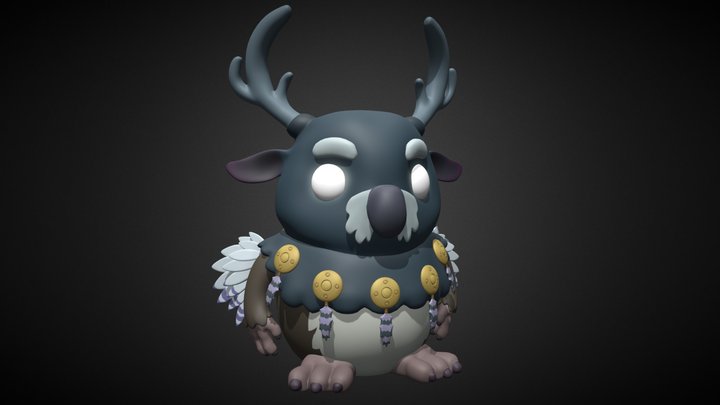Moonkin Druid form WoW 3D Model
