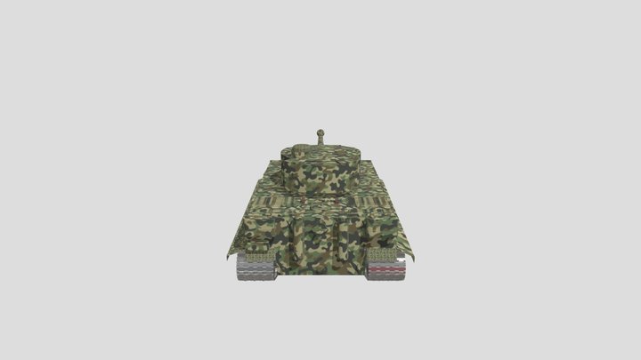 TIGER TANK WW2 3D Model