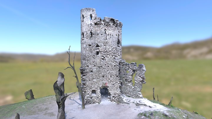 Medieval Brick Tower 3D Scan 3D Model