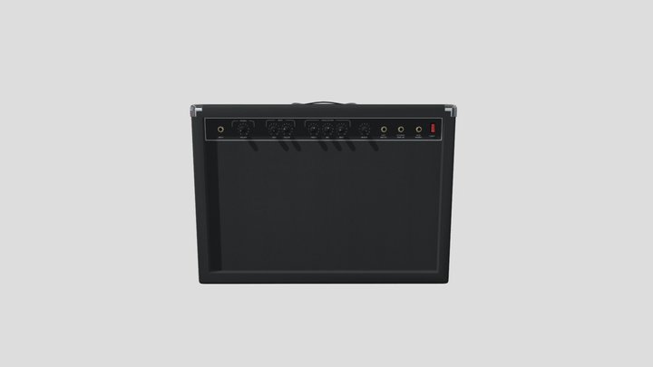 electric-guitar-amplifier-free-prop 3D Model
