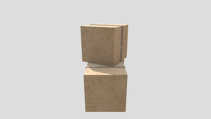 couple of boxes 3D Model