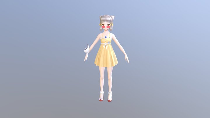 Nia - Swimsuit 3D Model