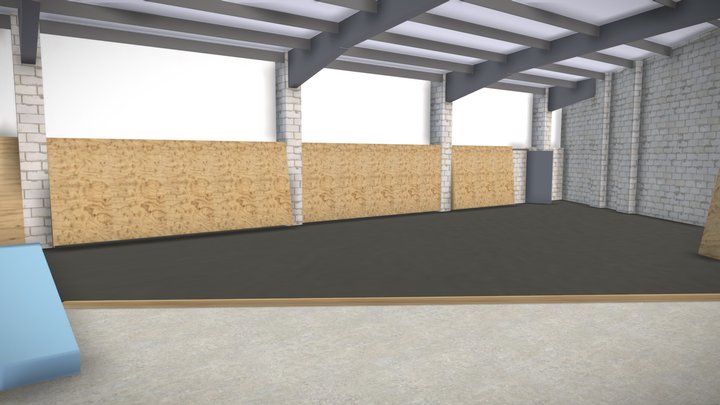 Cheap wall cladding concept 3D Model