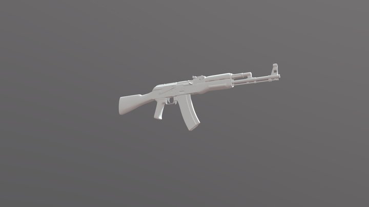 AK-47 3D Model