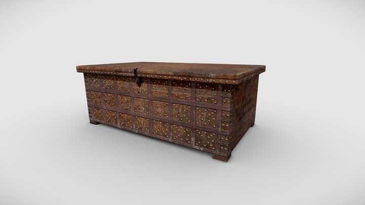 Vintage Coffee Table 3D Model