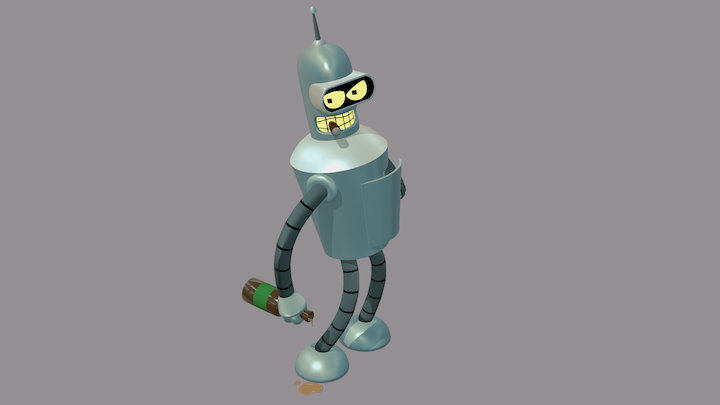 Bender Bending Rodriguez 3D Model