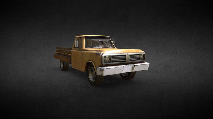 Low Poly Car 3D Model