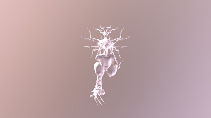 The Goddess of the trees 3D Model