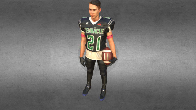 Joey Football 3D Model