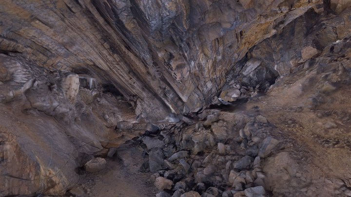 Cave main chamber 3D Model