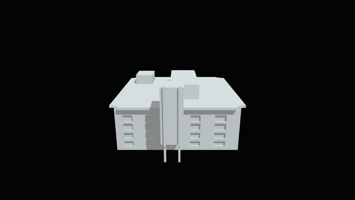 School_building 3D Model