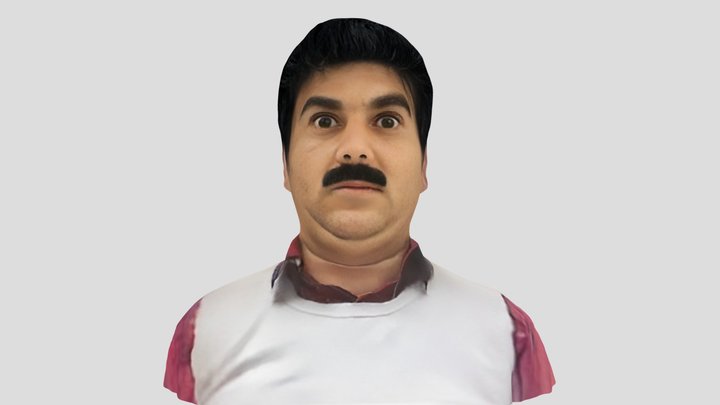 Elşən Orucov's Head - Fəlakət/Fəli 3D Model