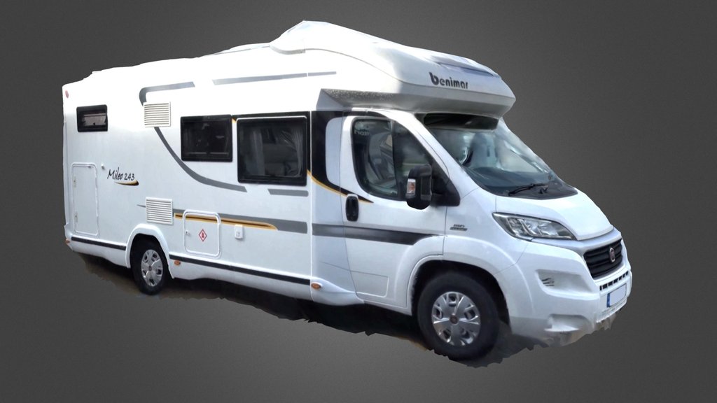3D Scanned Fiat Ducato Benimar Camper [Free]