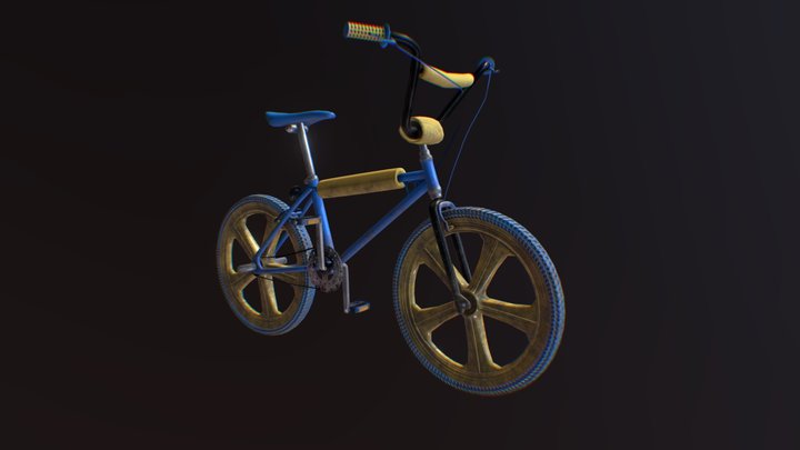 BMX Bike - Dirt Version 3D Model
